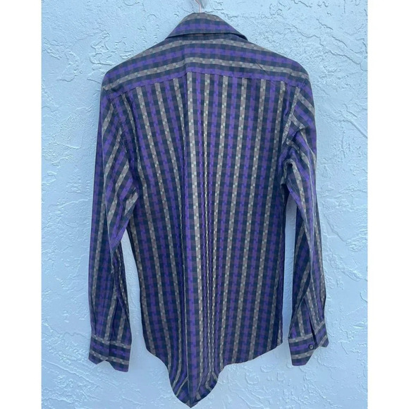 ETRO Milano Mens Long Sleeve Button Down Collared Dress Shirts Multi Sz 39 - Picture 2 of 10